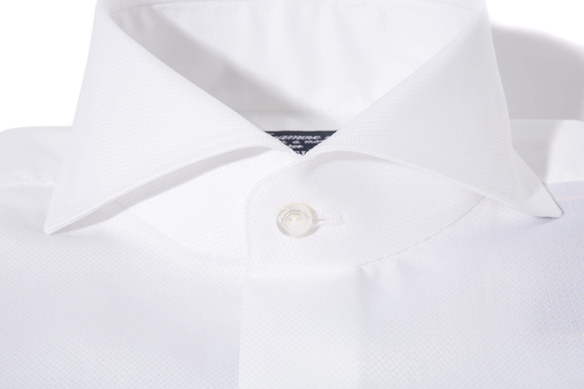 Milan Dress Shirt In White Oxford | Mens - Shirts | Finamore Napoli