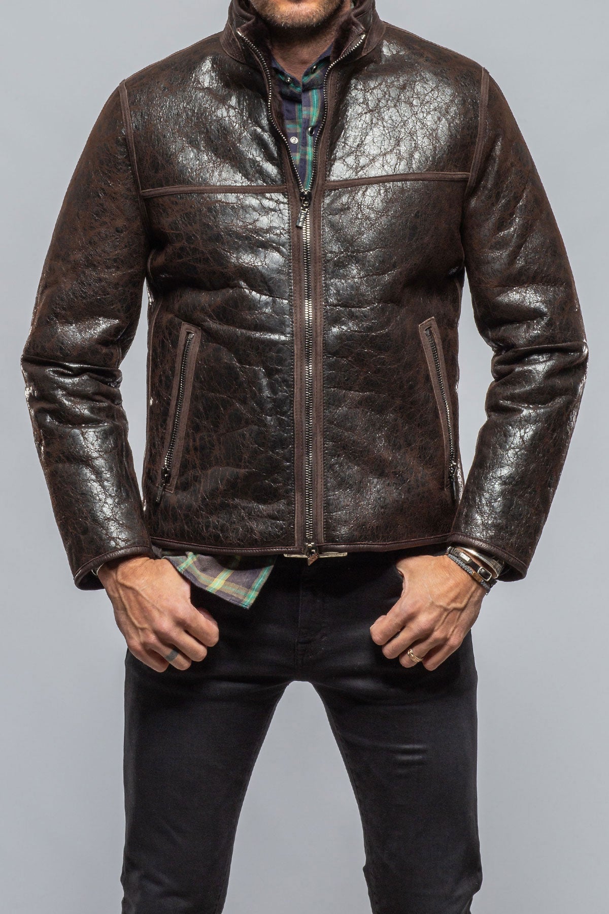 Milano Shearling Bomber | Samples - Mens - Outerwear - Shearling | Gimo's