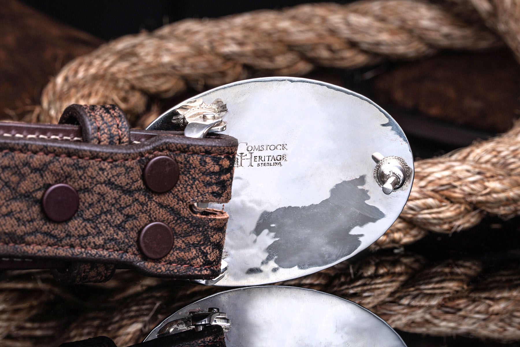 The Sutro Pontiac H Trophy Buckle | Belts And Buckles - Trophy | Comstock Heritage