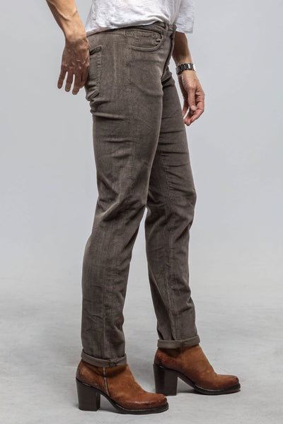 Dune Alma Narrow Straight Leg Cord In Liquirice Ladies - Pants - Jeans