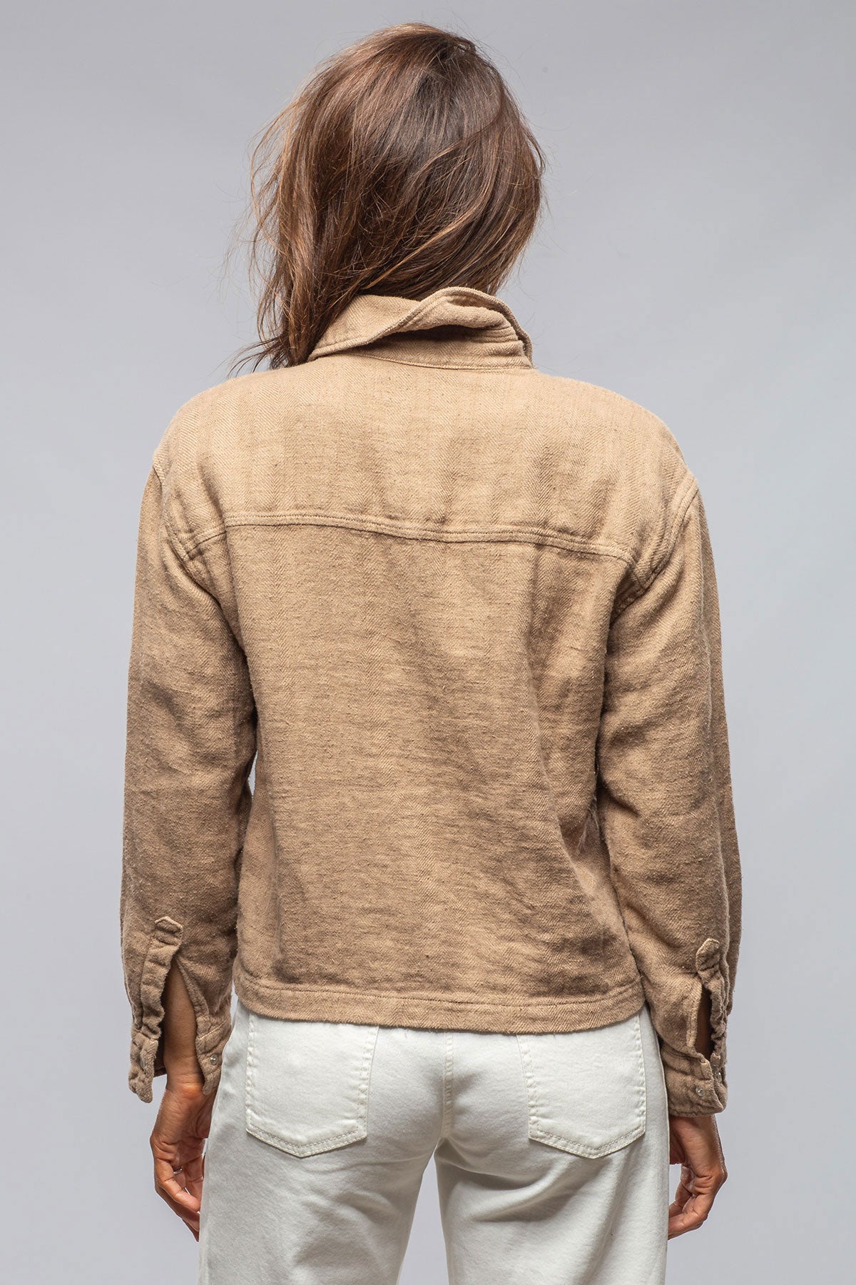 Dune | Arroya Washed Linen Jacket In Desert | Ladies - Outerwear - Lightweight 