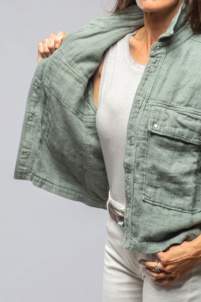 Dune | Arroya Washed Linen Jacket In Sage | Ladies - Outerwear - Lightweight 