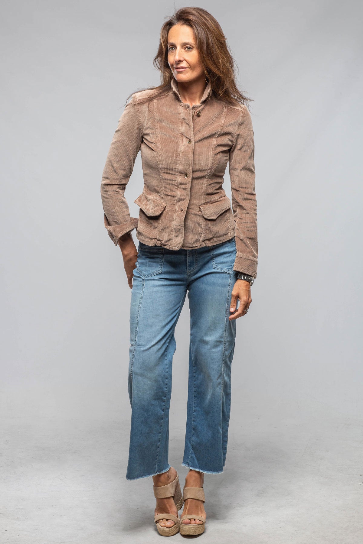 Dune | Butte Corduroy Jacket In Dusty Rose | Ladies - Outerwear - Lightweight 