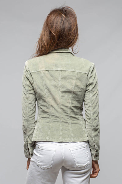 Dune | Butte Corduroy Jacket In Sage | Ladies - Outerwear - Lightweight 
