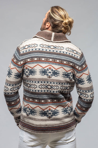Dune Jekyll Navajo Shawl Jacket In Natural Mens - Sweaters