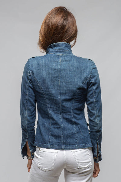 Dune | Pagosa Vintage Denim Jacket In Mid Blue | Ladies - Outerwear - Lightweight 