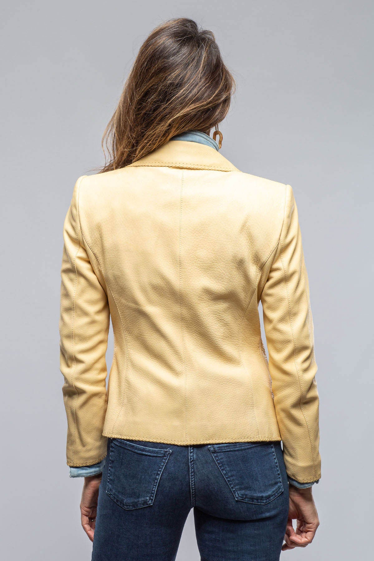 Deerskin Jacket w/ Blanket-Stitch | Ladies - Outerwear - Leather | Robert Comstock
