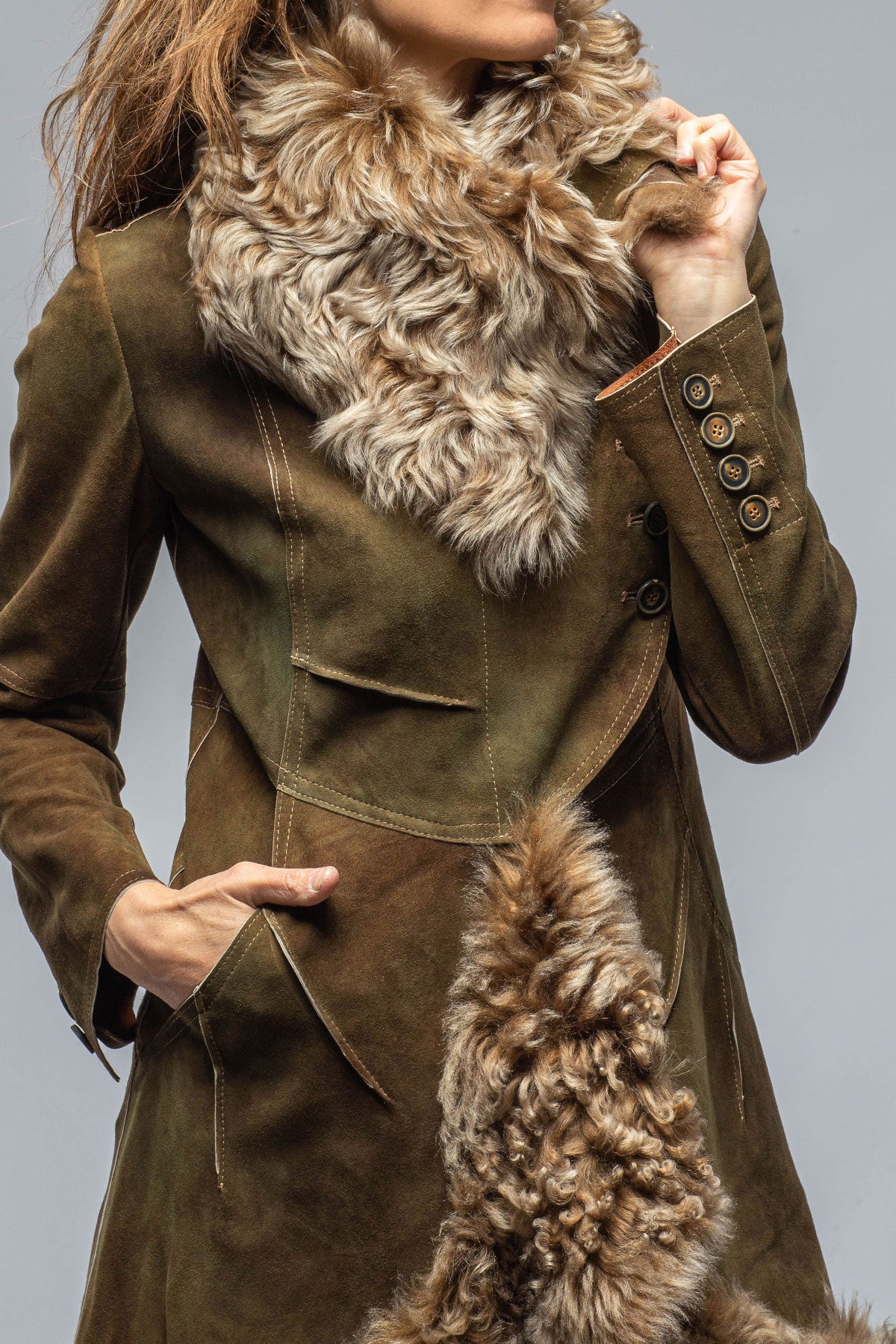 French Military Leather Coat