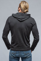 Ventura Hooded Tee in Black | Mens - Shirts - T-Shirts | Gimo's Cotton