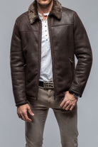 Floyd Merino Shearling in Dark Brown | Samples - Mens - Outerwear - Shearling | DiBello