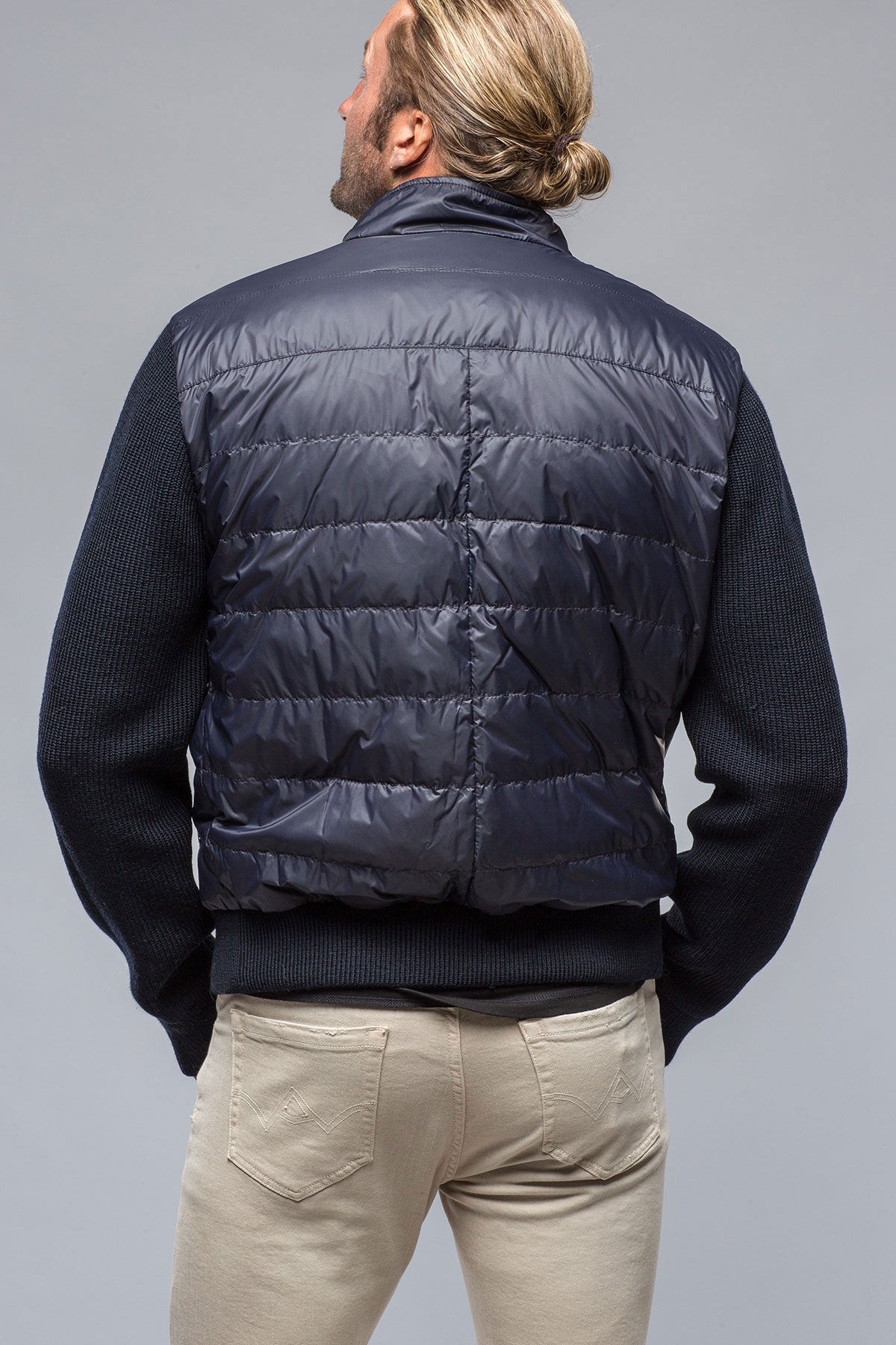 Lindbergh Hybrid Knit Jacket | Samples - Mens - Outerwear | DiBello