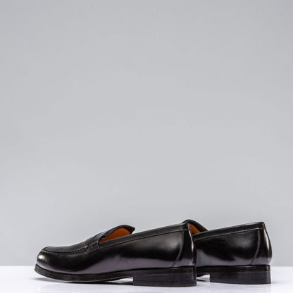 Lucro Loafer In Black Antique | Mens - Shoes | Alberto Fasciani