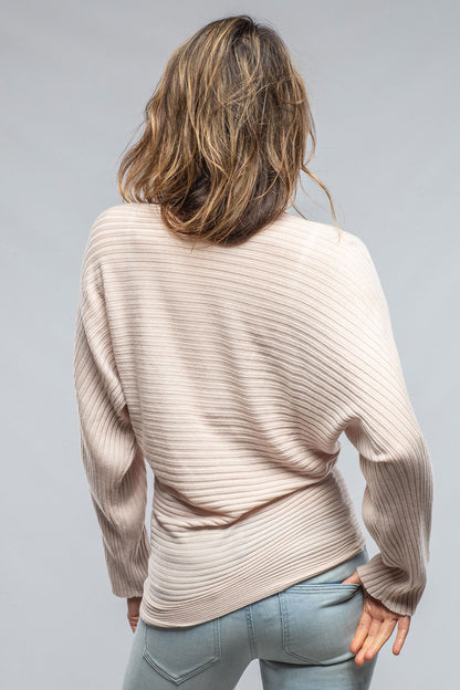 Estelle Cashmere Sweater In Pale Blush