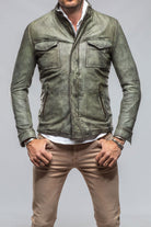 Keller Leather Shirt Jacket | Samples - Mens - Outerwear - Leather | Gimo's