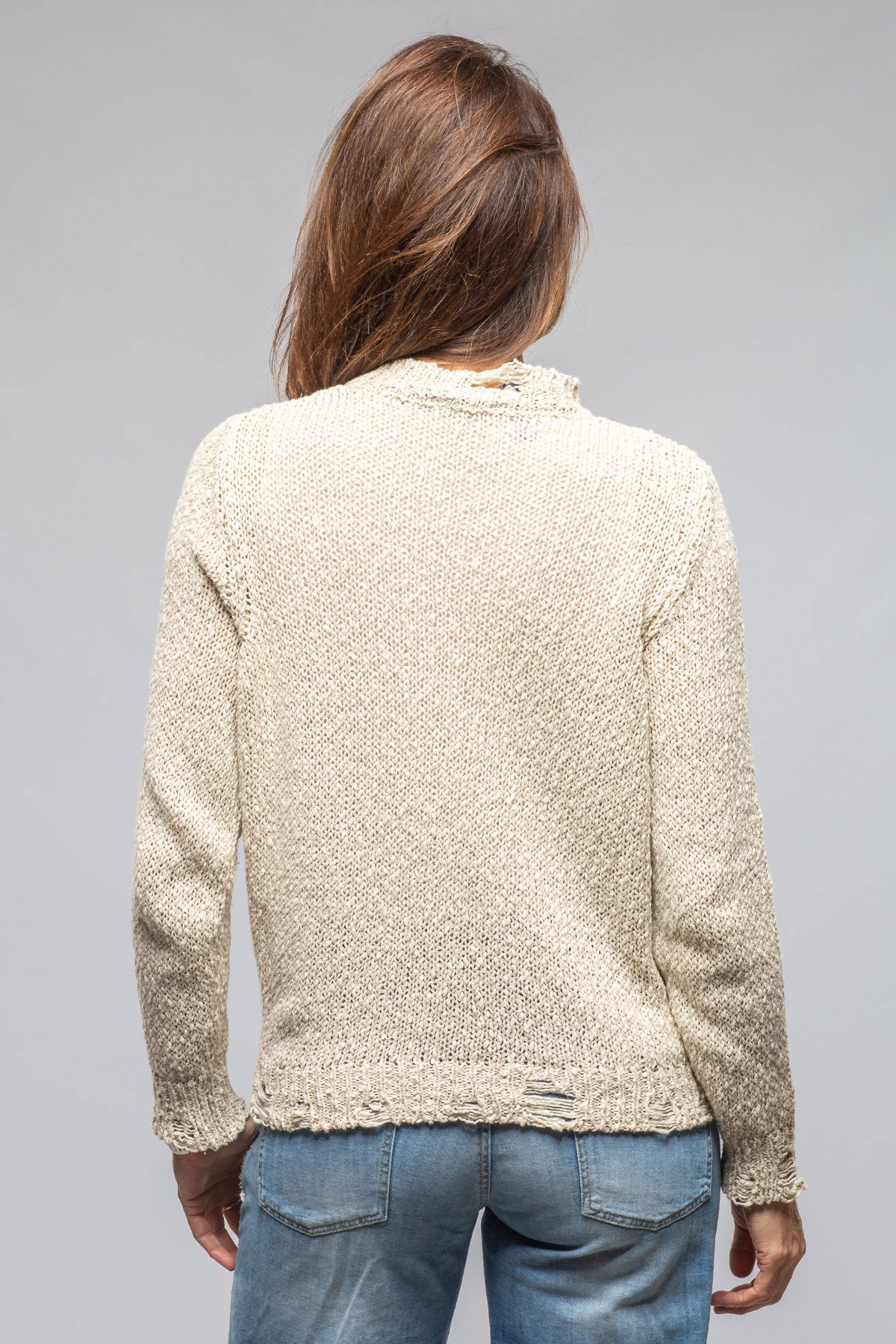 Salty Raw Sweater In Natural