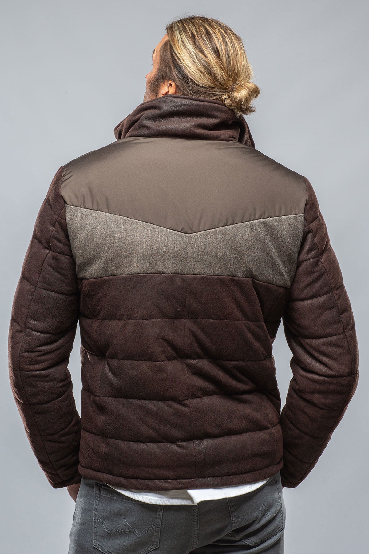 Maladeta Retro Suede Jacket in Brown | Mens - Outerwear - Leather | DiBello