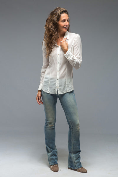 European Culture Suri Fitted Long Stretch Blouse Ladies - Blouses