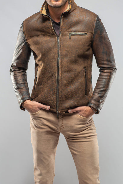 Landon Rust Overdye Shearling | Mens - Outerwear - Shearling | Gimo's