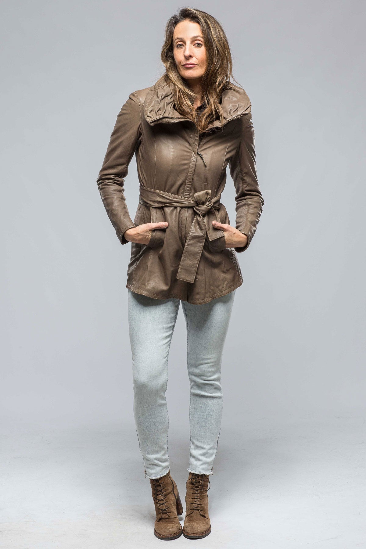 Violetta Leather Jacket | Samples - Ladies - Outerwear - Leather | Gimo's