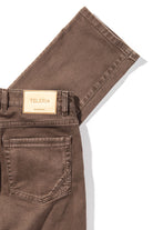 Jackson Slim Cotton Twill In Tortora | Mens - Pants - 5 Pocket | Teleria Zed