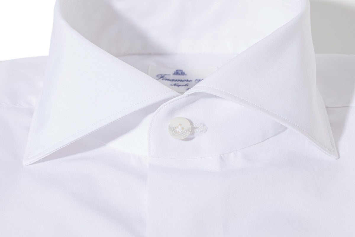 Finamore Napoli Excesior Dress Shirt in White Mens - Shirts - Dress