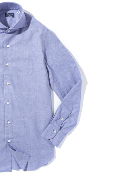 Finamore Napoli Hemme Cotton Cashmere Shirt in Dark Purple Mens - Shirts - Dress