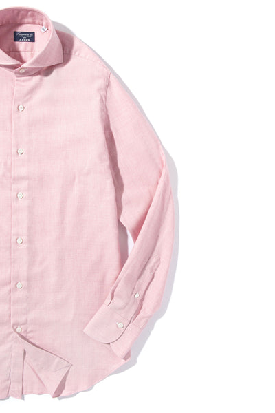 Finamore Napoli | Hemme Cotton Cashmere Shirt in Pink | Mens - Shirts - Dress 