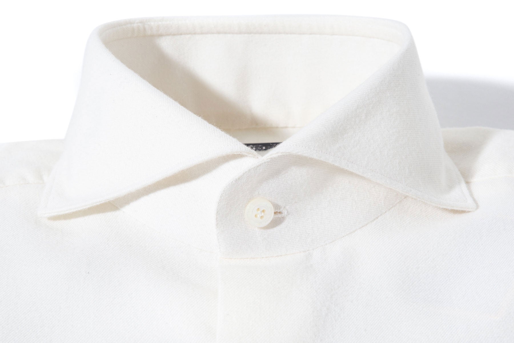 Finamore Napoli Hemme Cotton Cashmere Shirt in White Mens - Shirts - Dress