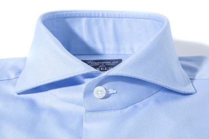 Finamore Napoli Koralpe Royal Oxford Shirt In Dark Blue Mens - Shirts - Dress