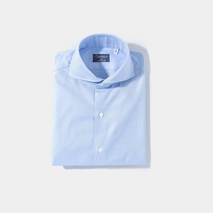 Finamore Napoli Koralpe Royal Oxford Shirt In Dark Blue Mens - Shirts - Dress