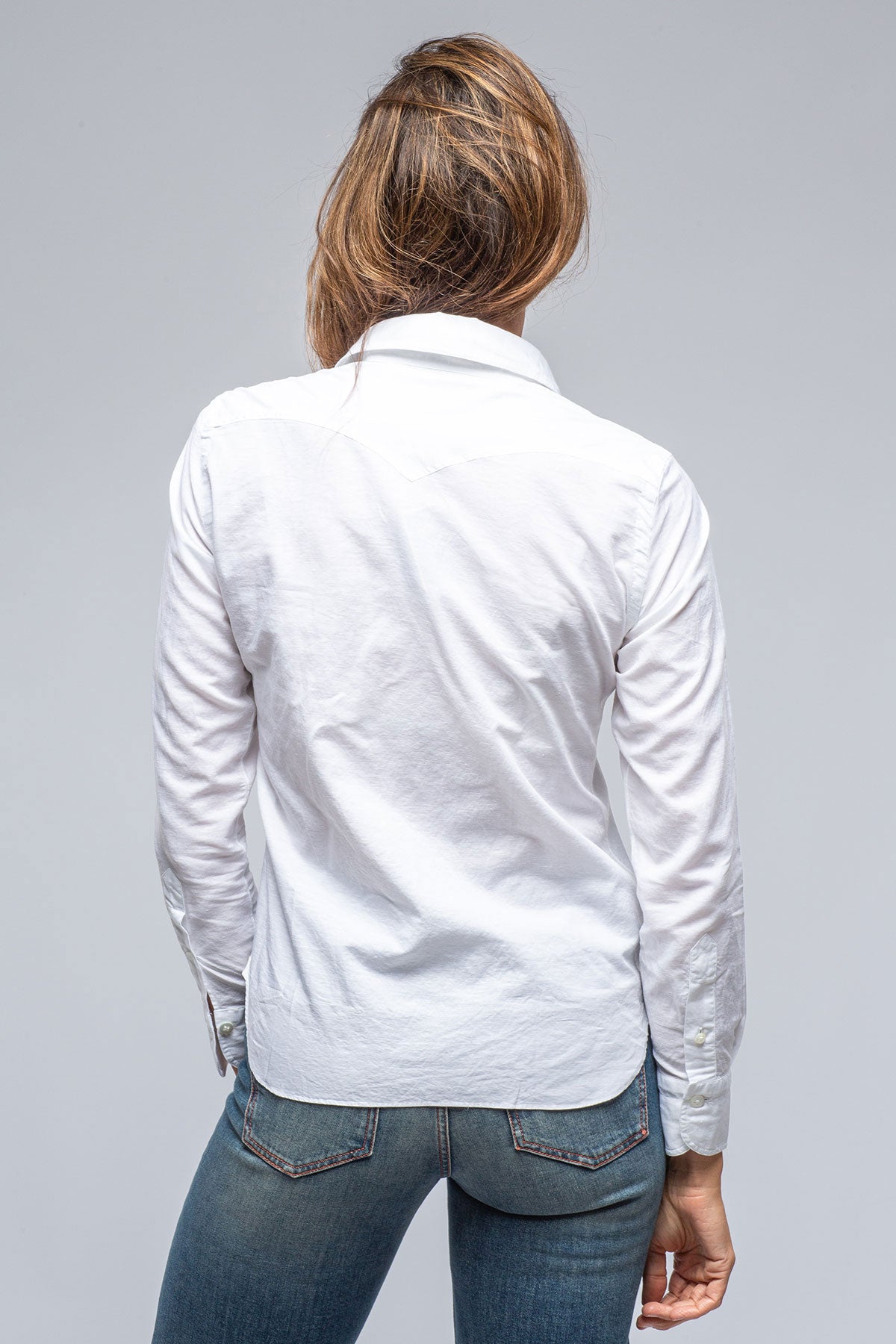 Finamore Napoli Marcella Linen Shirt in White Ladies - Tops
