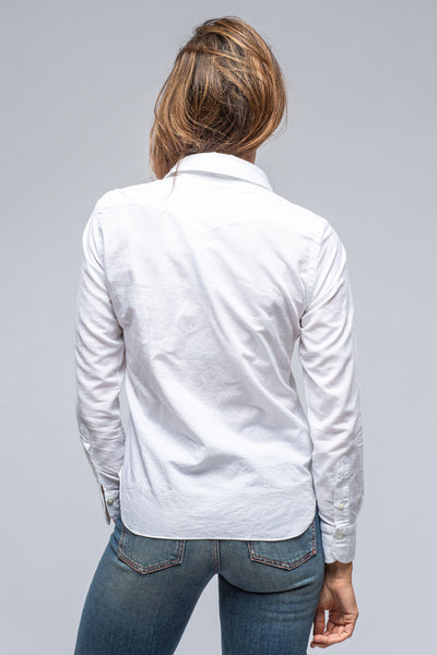 Finamore Napoli Marcella Linen Shirt in White Ladies - Tops
