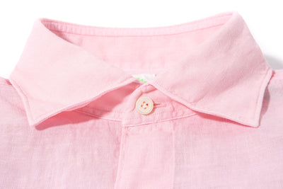 Finamore Napoli Otztal 2 Pocket Shirt In Pink Mens - Shirts - Dress