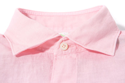 Finamore Napoli Otztal 2 Pocket Shirt In Pink Mens - Shirts - Dress