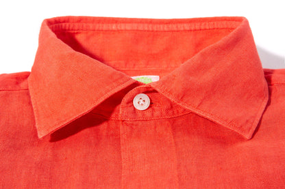 Finamore Napoli Otztal 2 Pocket Shirt In Red Mens - Shirts - Dress