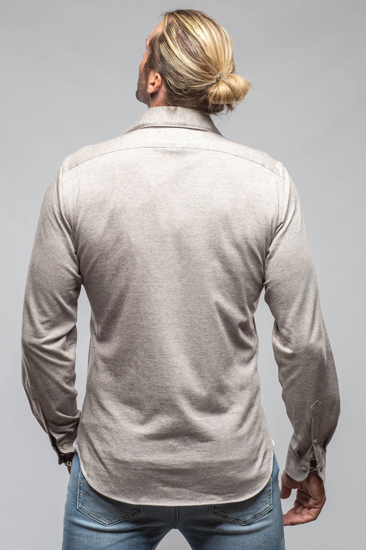 Serenity Cotton Cashmere Jersey In Brown