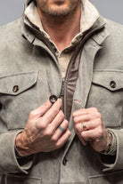 Teton Jacket in Ice | Mens - Outerwear - Leather | Gimo's