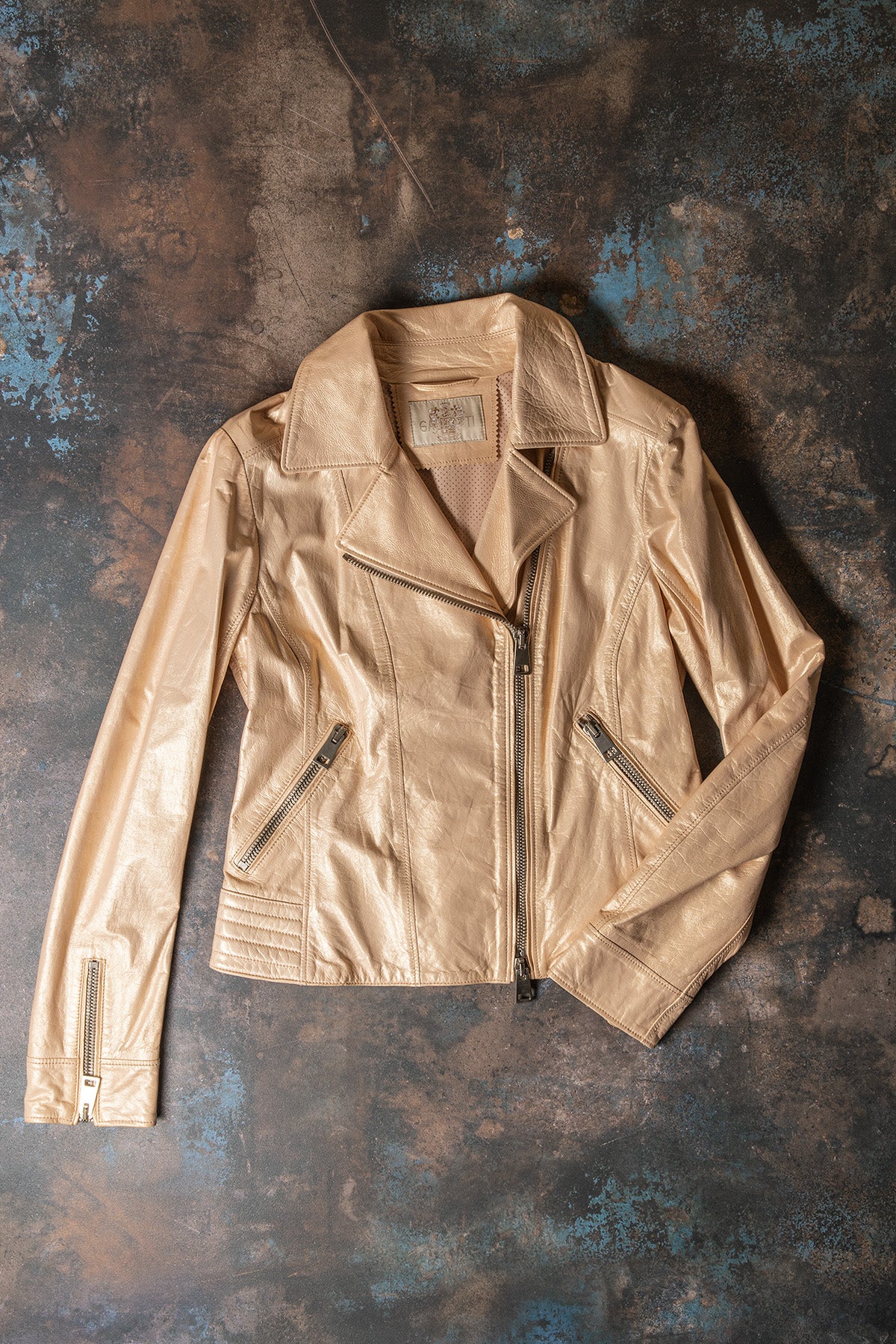 Gallotti Marcia Side Zip Moto Jacket Samples - Ladies - Outerwear - Leather