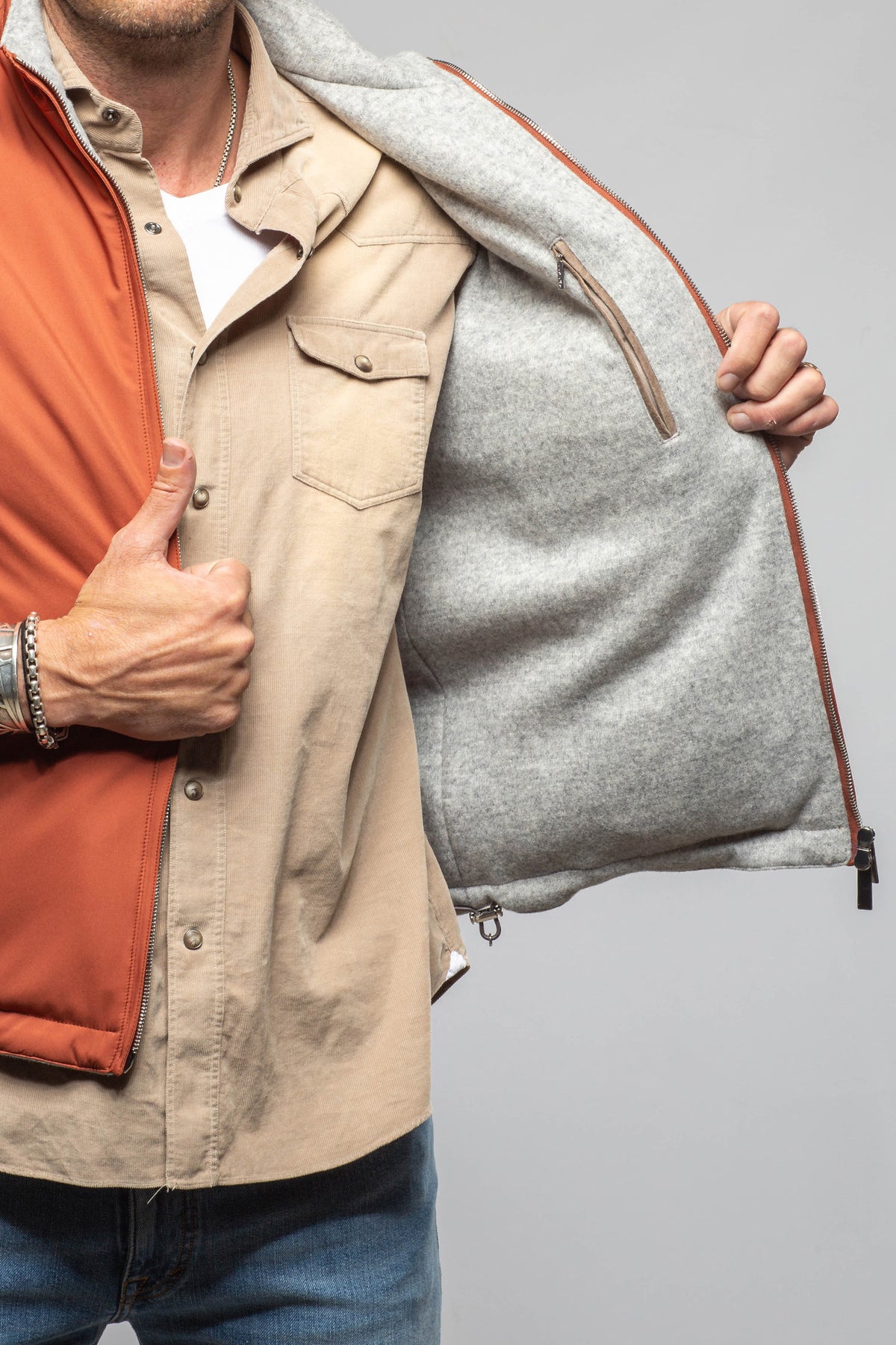 Gallotti Massimo Technical Vest Samples - Mens - Outerwear - Leather