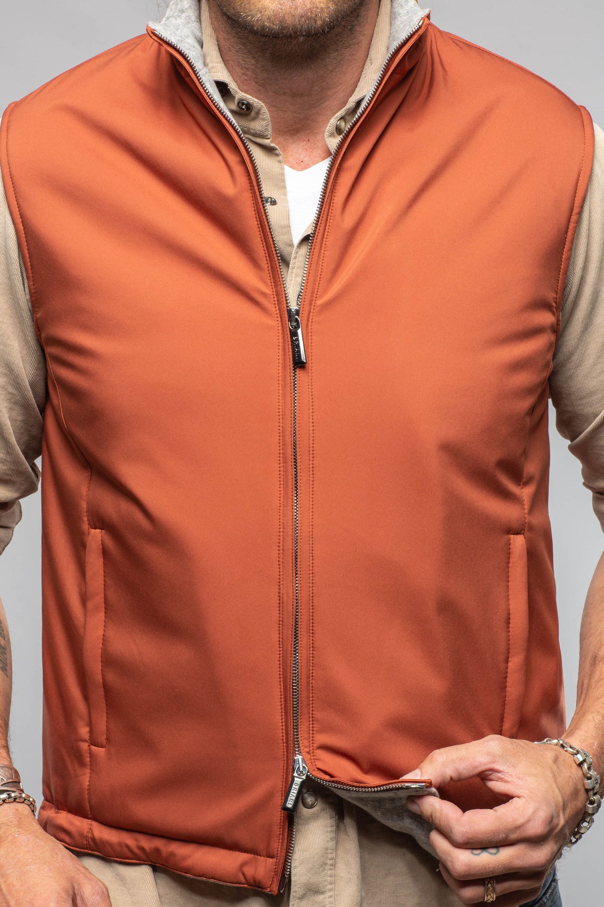 Gallotti Massimo Technical Vest Samples - Mens - Outerwear - Leather
