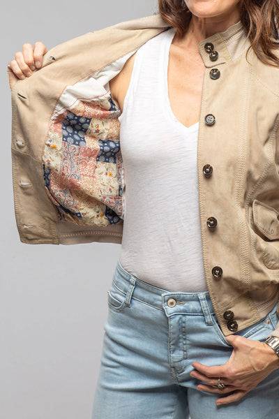 Gallotti Roxy Suede Jacket Samples - Ladies - Outerwear - Leather