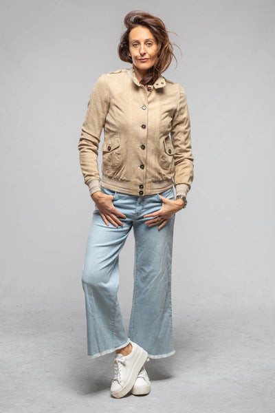 Gallotti Roxy Suede Jacket Samples - Ladies - Outerwear - Leather