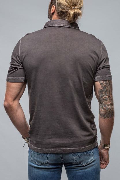 Georg Roth Cruz Cotton Polo in Basalt Mens - Shirts - Polos