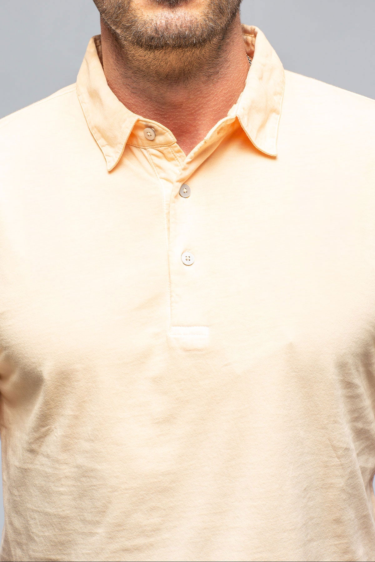 Georg Roth Cruz Cotton Polo in Melon Mens - Shirts - Polos