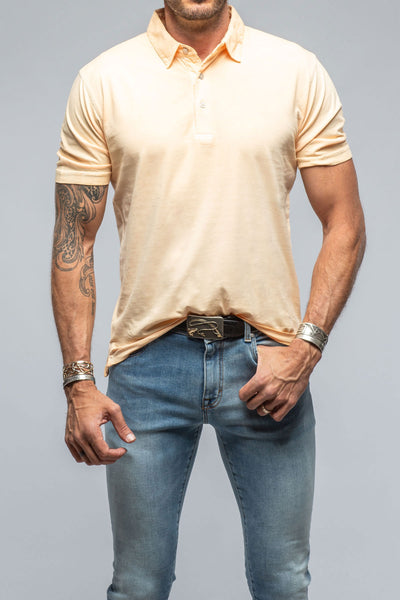Georg Roth Cruz Cotton Polo in Melon Mens - Shirts - Polos