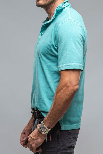 Georg Roth Cruz Cotton Polo in Mint Mens - Shirts - Polos
