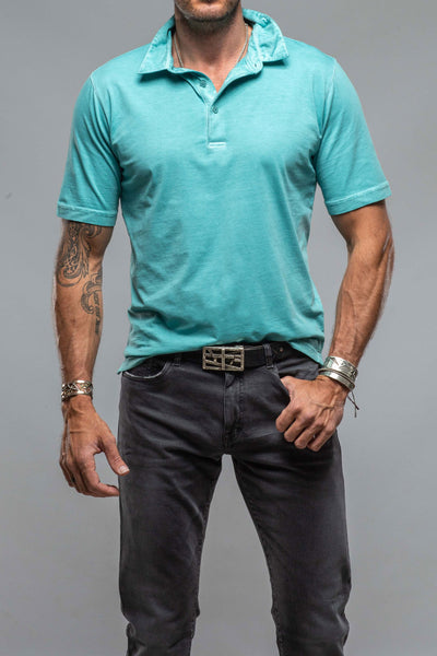 Georg Roth Cruz Cotton Polo in Mint Mens - Shirts - Polos