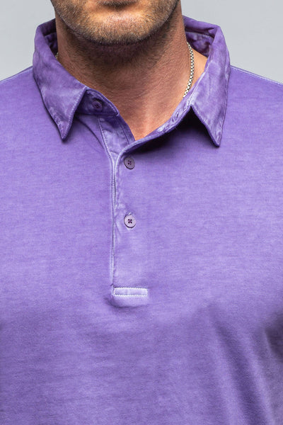 Georg Roth Cruz Cotton Polo in Purple Mens - Shirts - Polos