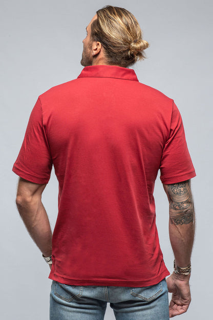 Georg Roth Cruz Cotton Polo in Red Mens - Shirts - Polos