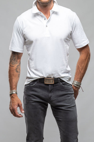 Georg Roth Cruz Cotton Polo In White Mens - Shirts - Polos